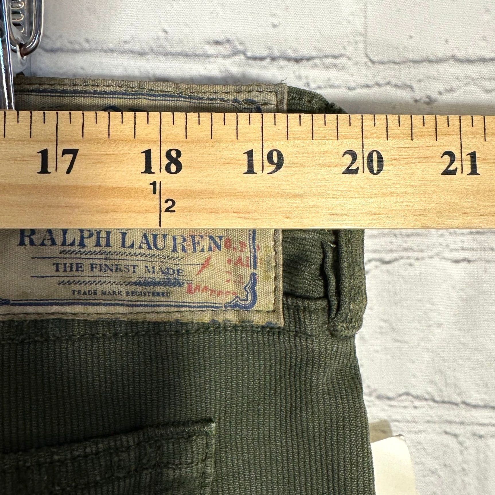 Polo Ralph Lauren Polo Ralph Lauren Mens 38x30 Bootcut Corduroy Pants Olive Green NWT Size US M / EU 48-50 / 2 - 7 Thumbnail