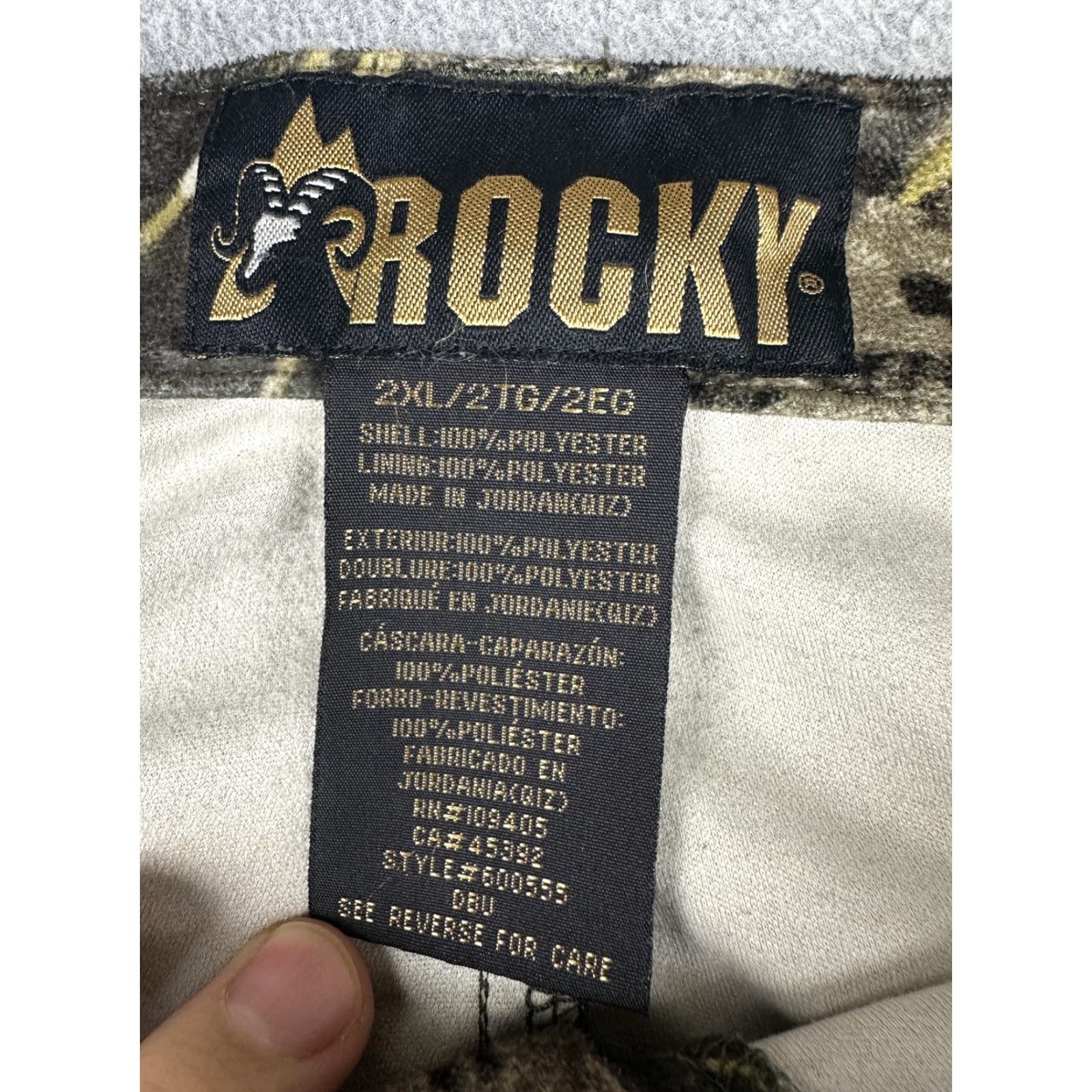 Atomic Rocky Pants Mens 2XL Camouflage ScentIQ Atomic Hunting Cargo Polyester Outdoors Hiking Size US 39 - 3 Thumbnail