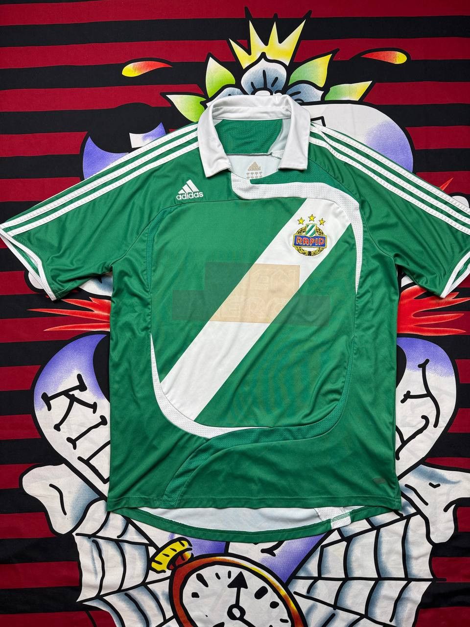 Adidas Adidas Wien Rapid 07/09 soccer jersey shirt football Size L Size US L / EU 52-54 / 3 - 1 Thumbnail