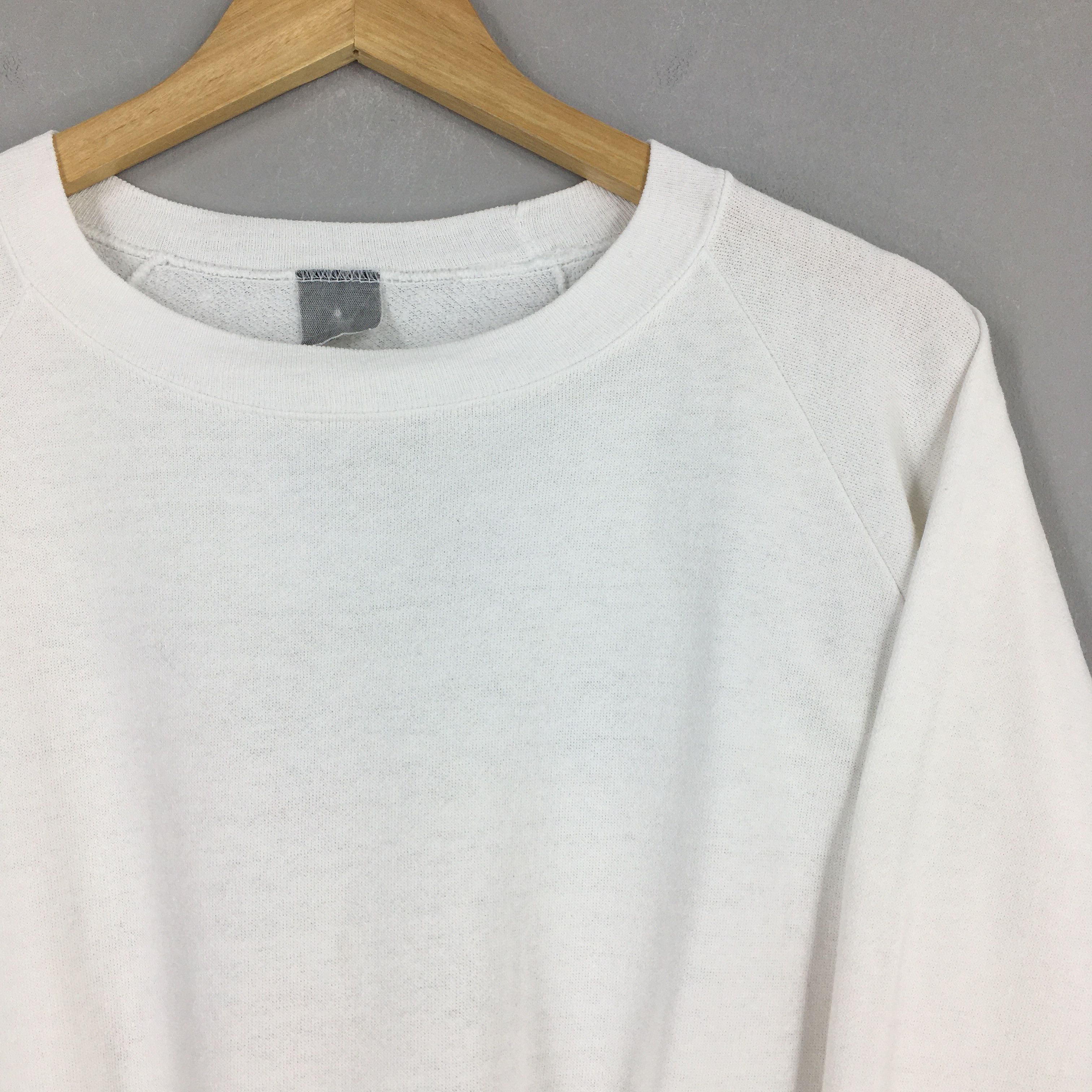 Vintage × Vision Streetwear Vintage 80s Vision Street Wear White Sweatshirt Small Size US S / EU 44-46 / 1 - 2 Thumbnail