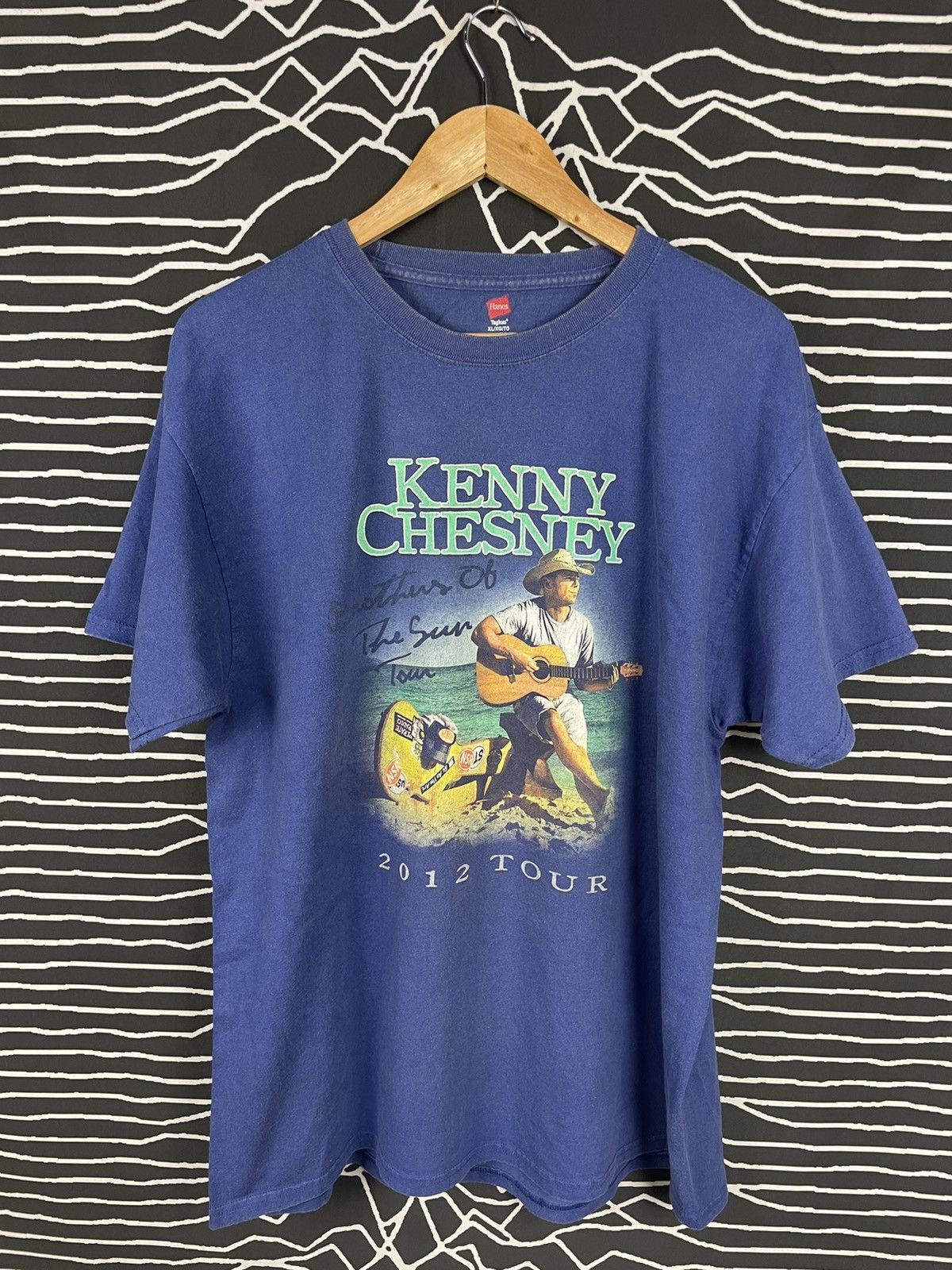 Vintage Solo Singer Kenny Chesney Tour 2012 Size US L / EU 52-54 / 3 - 1 Thumbnail