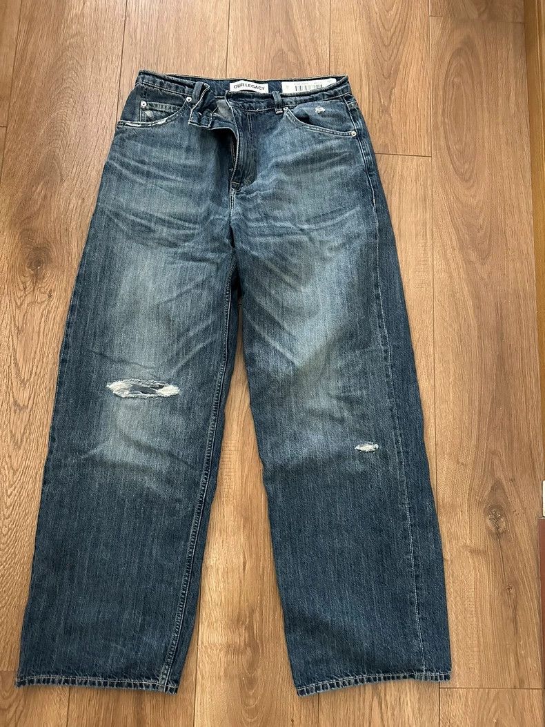 Our Legacy Our Legacy Water stains destroy jeans Size US 30 / EU 46 - 1 Thumbnail