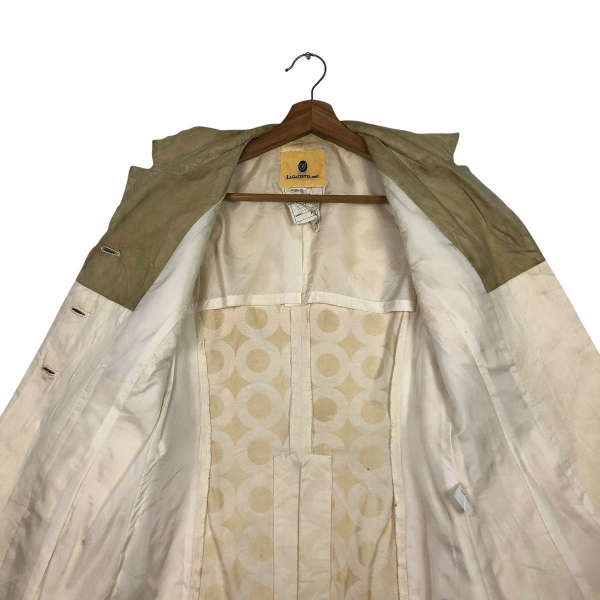 Japanese Brand 🔥VINTAGE COATS QUILTED LA GAZZETTA 1987 MADE IN JAPAN Size M / US 6-8 / IT 42-44 - 16 Thumbnail