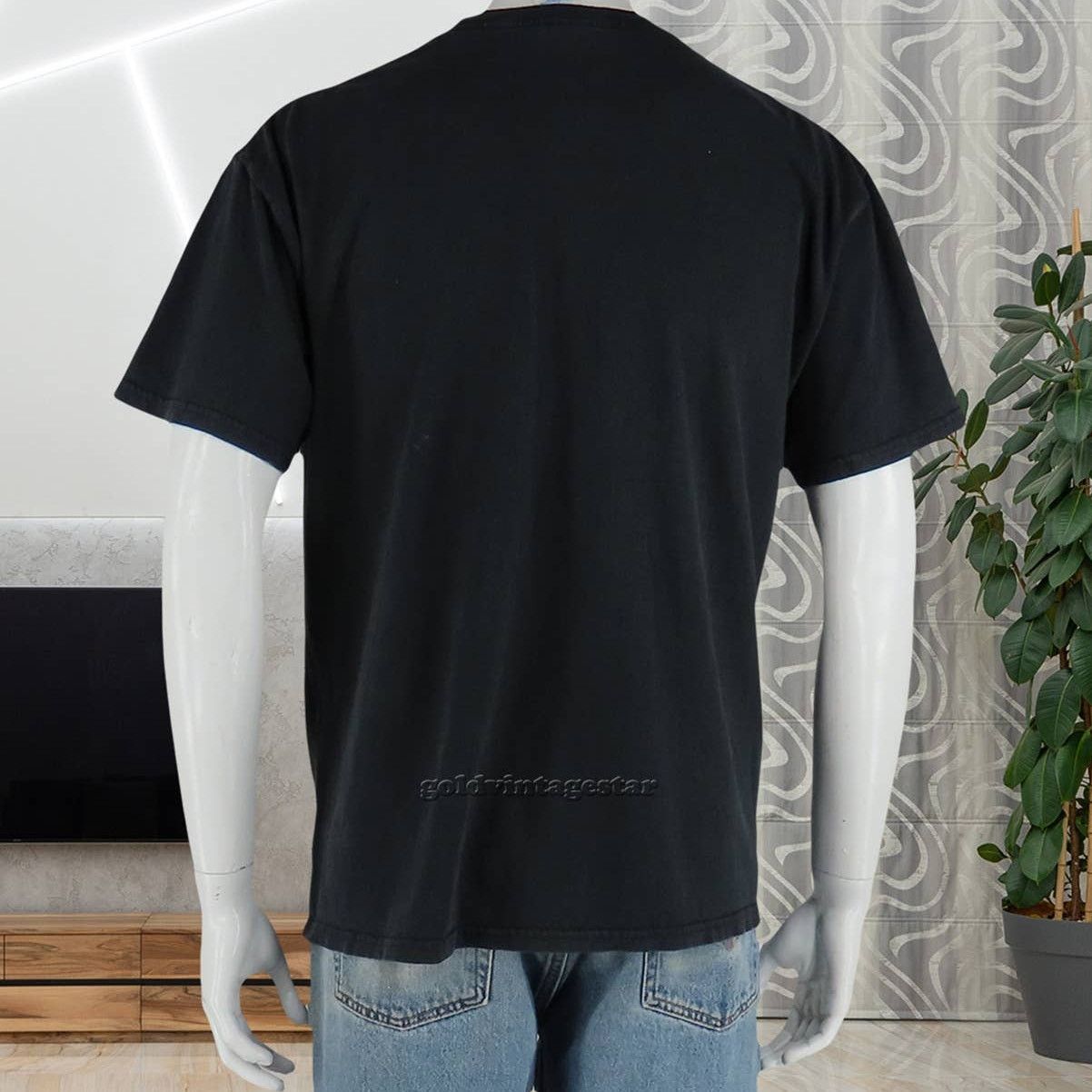 Vintage Serenity FireFly Tee L: Retro Fusion, Sunset Art