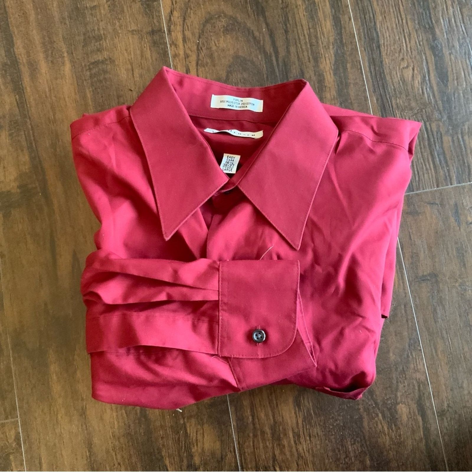 Van Heusen Van Heusen Red button-up shirt Size US L / EU 52-54 / 3 - 1 Thumbnail