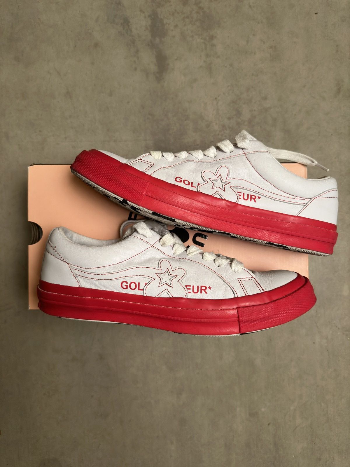 image of Converse One Star Shoes in White, Men's (Size 8)