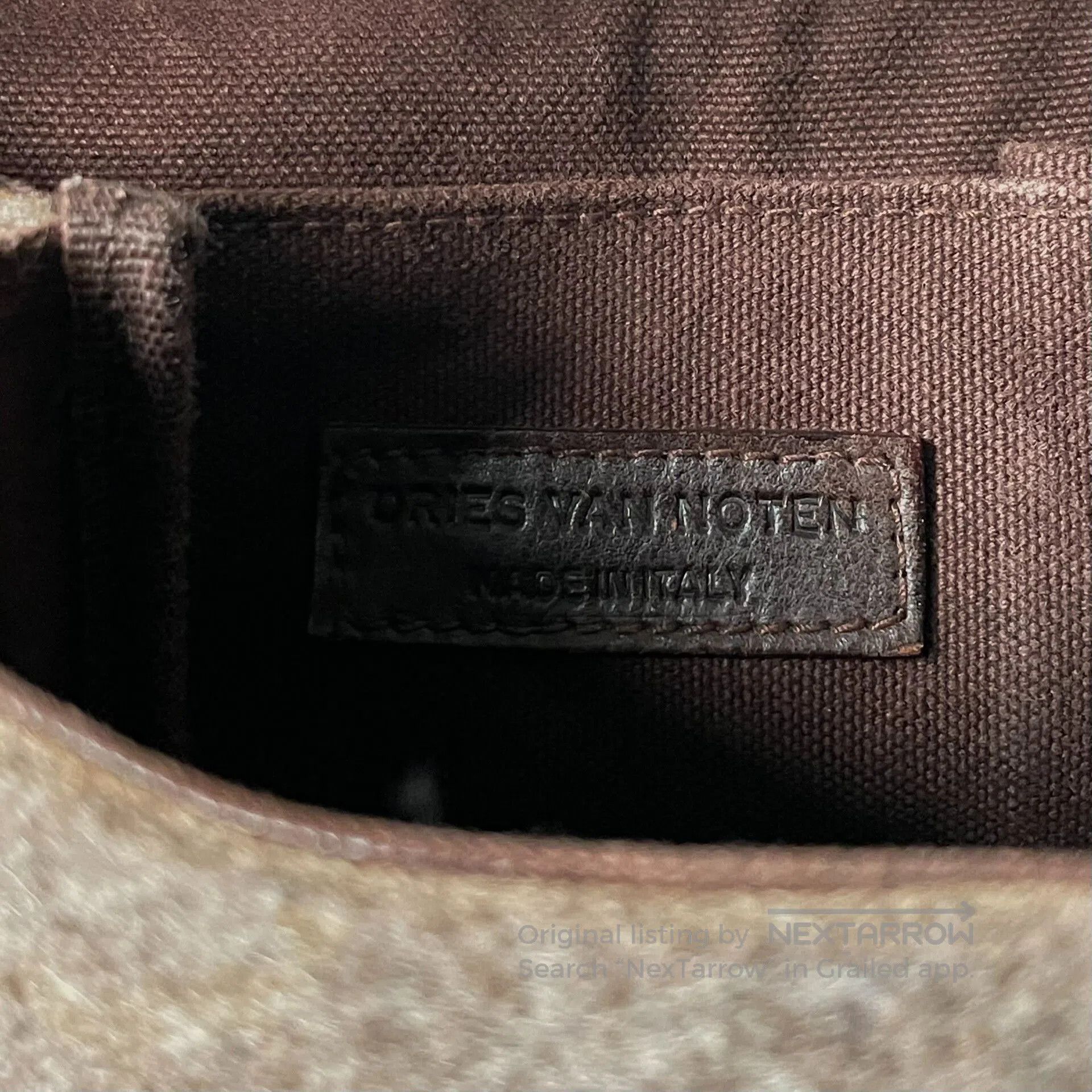 Dries Van Noten drapes van noten wool shoulder bag. Size ONE SIZE - 6 Thumbnail