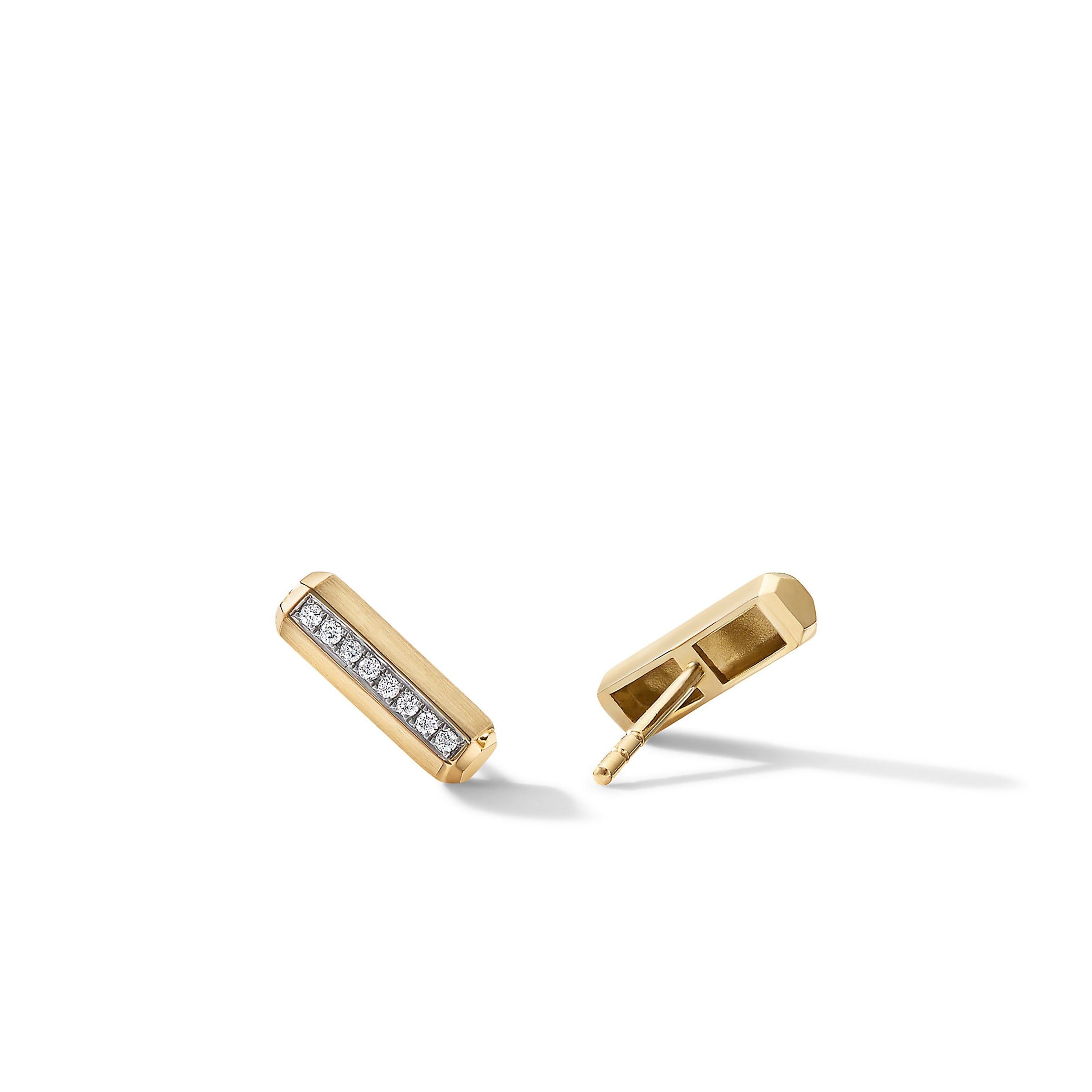 David Yurman o1w1db10525 E16599D Earrings in 18K Yellow Gold with Diamond Size ONE SIZE - 2 Thumbnail