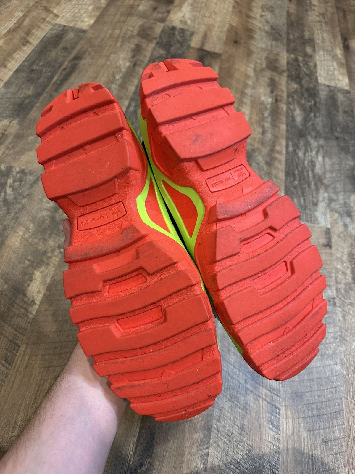 Adidas × Raf Simons Raf Simons x Adidas Detroit Runner Black Silver Slime Size US 12 / EU 45 - 7 Thumbnail