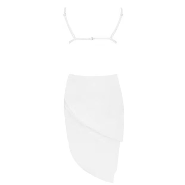 Jacquemus o1g2r1mq1024 Mini Dress in White Size M / US 6-8 / IT 42-44 - 2 Thumbnail