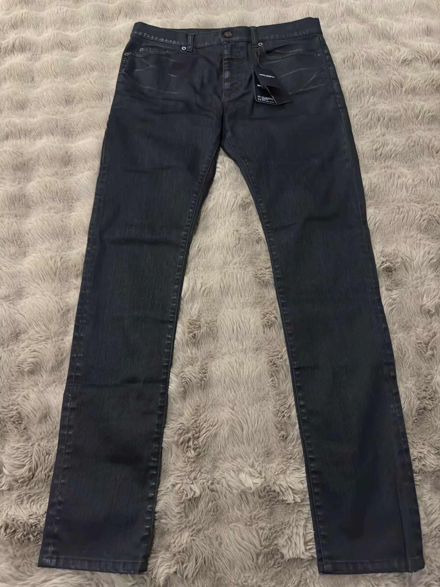 Saint Laurent Paris Saint Laurent SLP 23 Show Jeans D10 Size US 33 - 1 Thumbnail