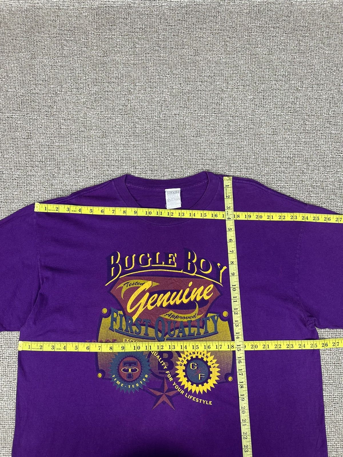Bugle Boy Vintage Bugle Boy Tshirt A964 Size US XL / EU 56 / 4 - 6 Thumbnail