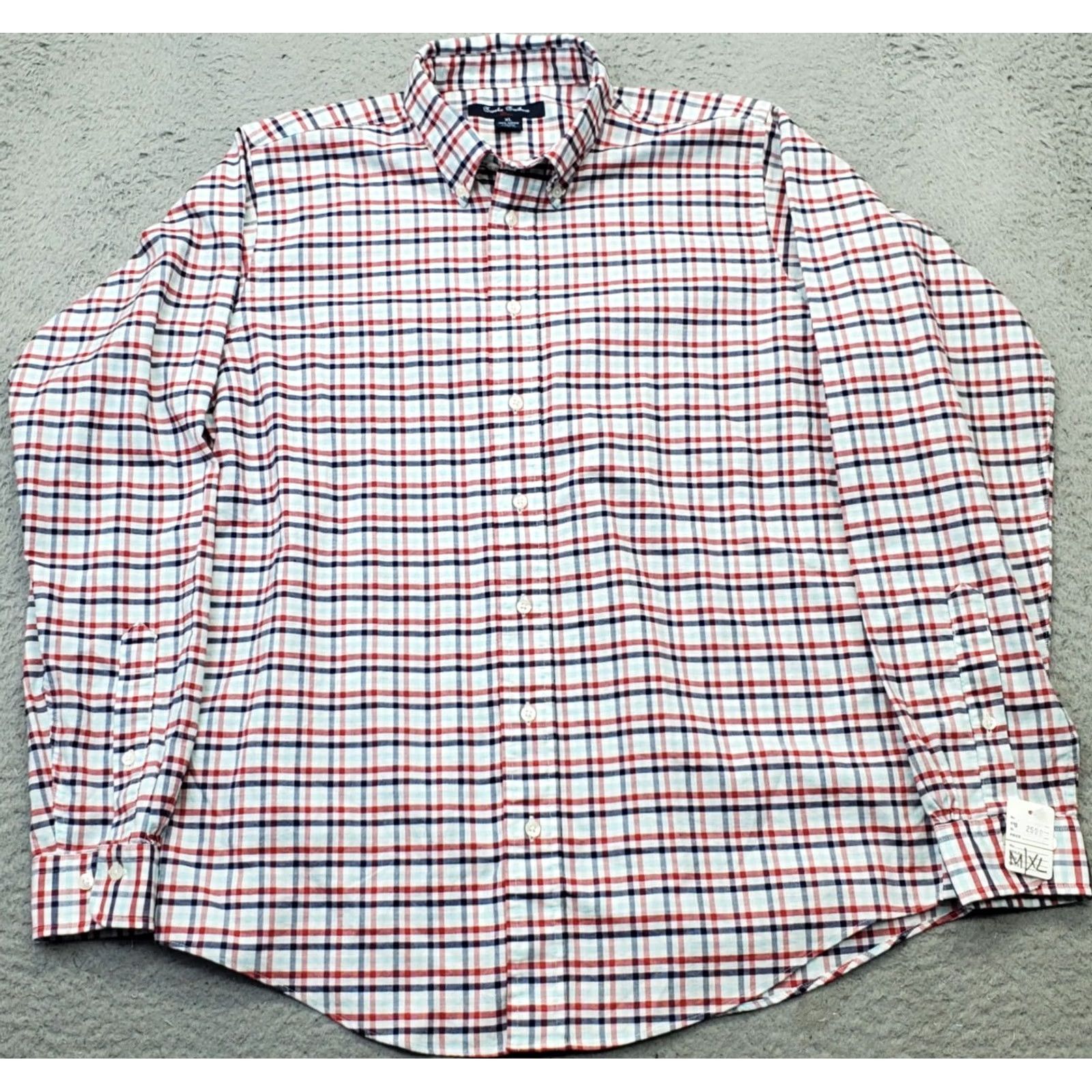 Brooks Brothers Brooks Brothers Mens XL Fleece Shirt Multi Plaid Button-Down Collared Classic Fit Size US XL / EU 56 / 4 - 2 Thumbnail