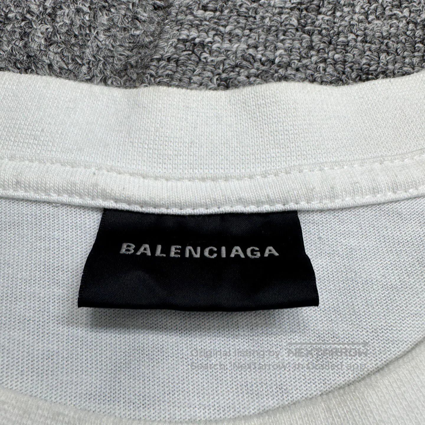 Balenciaga Balenciaga Short-sleeved garment embroidered with letters| Size US S / EU 44-46 / 1 - 3 Thumbnail