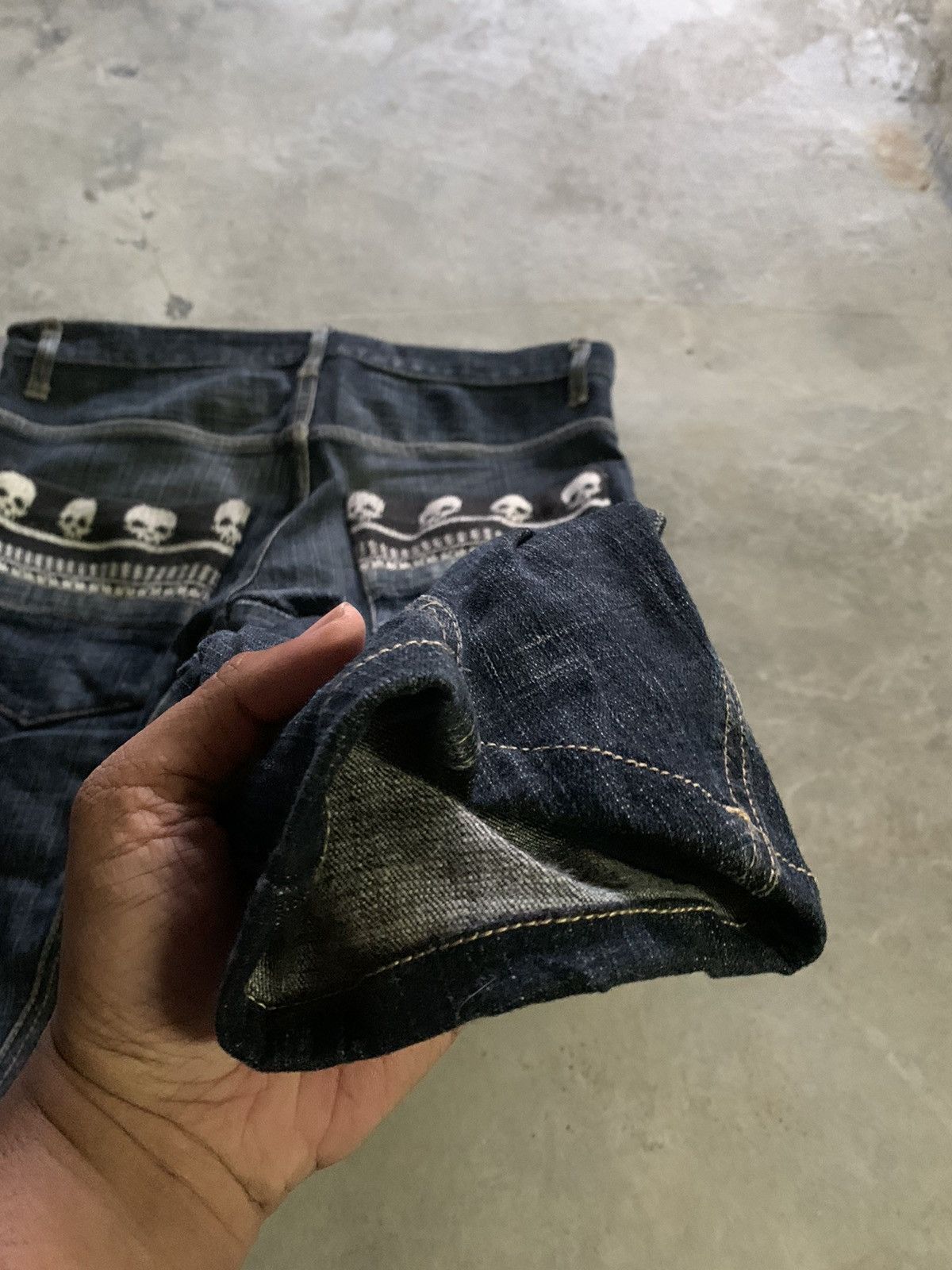 PPFM PPFM SHORT JEANS EXPERIMENTAL PUNK STYLE pleated/fold leg Size US 33 - 16 Thumbnail