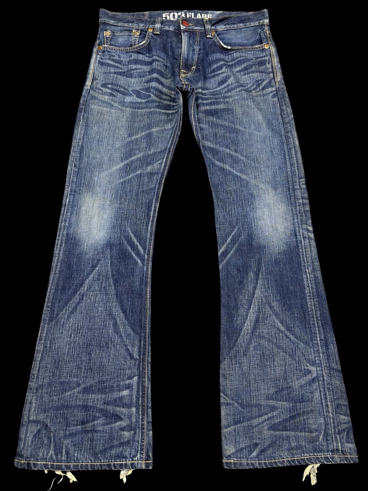 Edwin 💥Flare💥Edwin 503 Sick Fades Flare Denim K39 Size US 36 / EU 52 - 1 Thumbnail