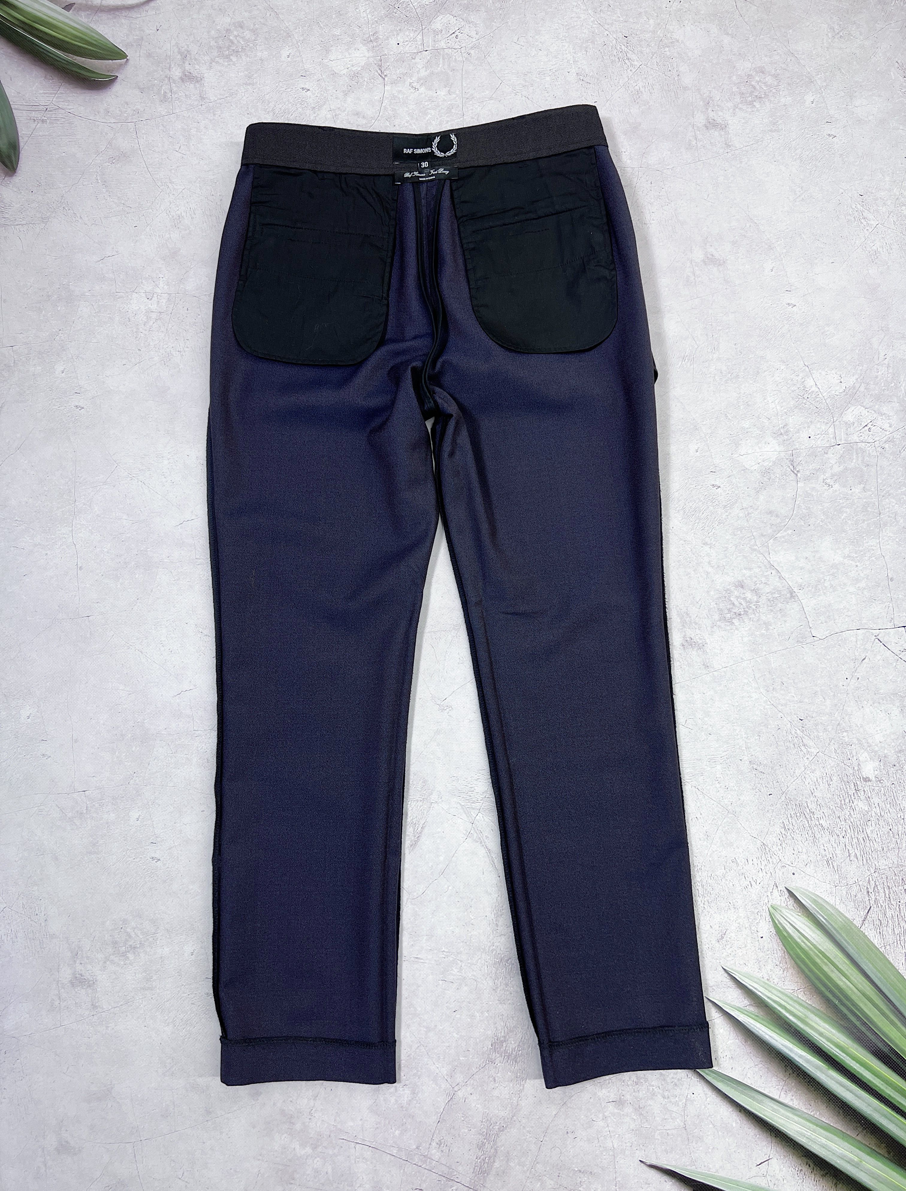 Fred Perry × Raf Simons Raf Simons x Fred Perry Chino Pants Wool Trousers Size US 30 / EU 46 - 19 Thumbnail