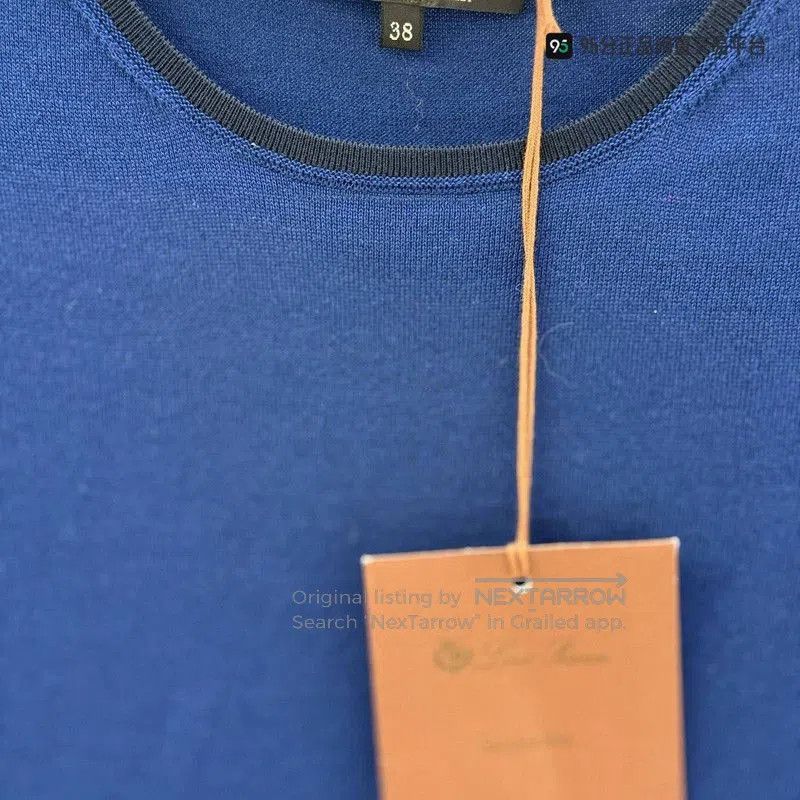 Loro Piana Loro Piana Blue Casual Loose Round. Size US M / EU 48-50 / 2 - 4 Thumbnail