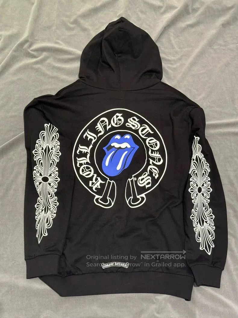 Chrome Hearts Chrome Hearts Rolling Stones Hoodie- Size US M / EU 48-50 / 2 - 1 Thumbnail