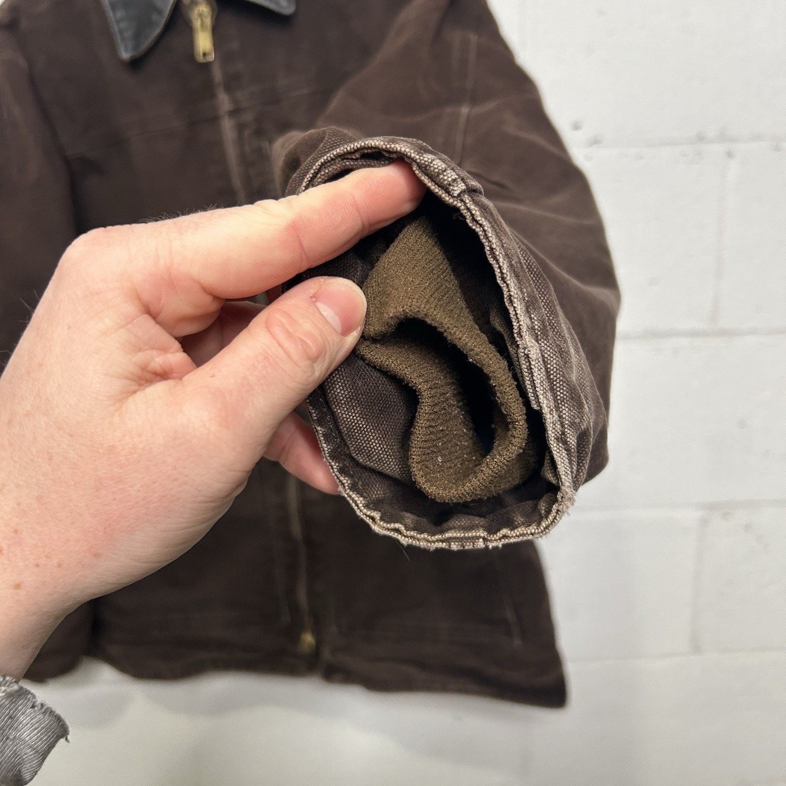 Carhartt Vintage Carhartt Sherpa-Lined Ridge Jacket “Dark Brown” C61 Size US M / EU 48-50 / 2 - 11 Thumbnail