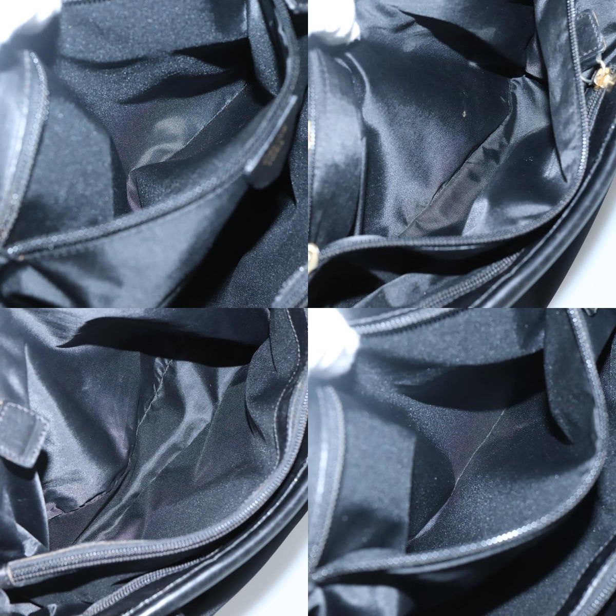 Celine CELINE Tote Bag Nylon Black Gold Size ONE SIZE - 12 Thumbnail