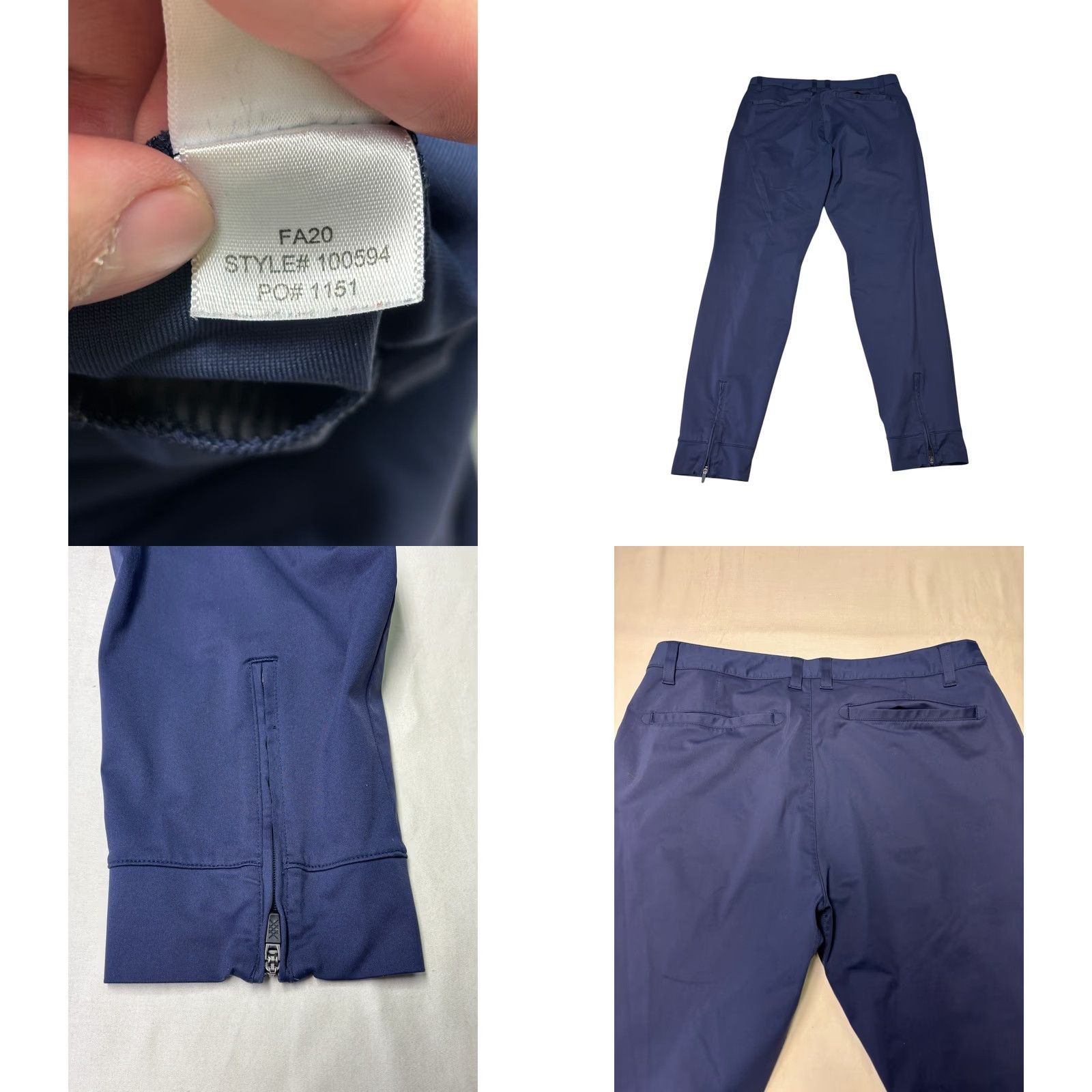 Rhone Rhone Commuter Pants Mens 32X29 Navy Blue Straight Leg Chino 100594 Size US 32 / EU 48 - 8 Thumbnail