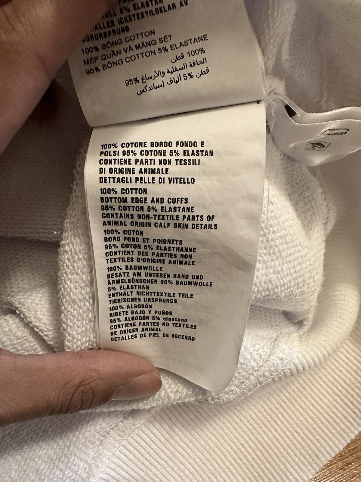 Prada PRADA RAF SIMONS WHITE HOODIE Size US M / EU 48-50 / 2 - 8 Thumbnail