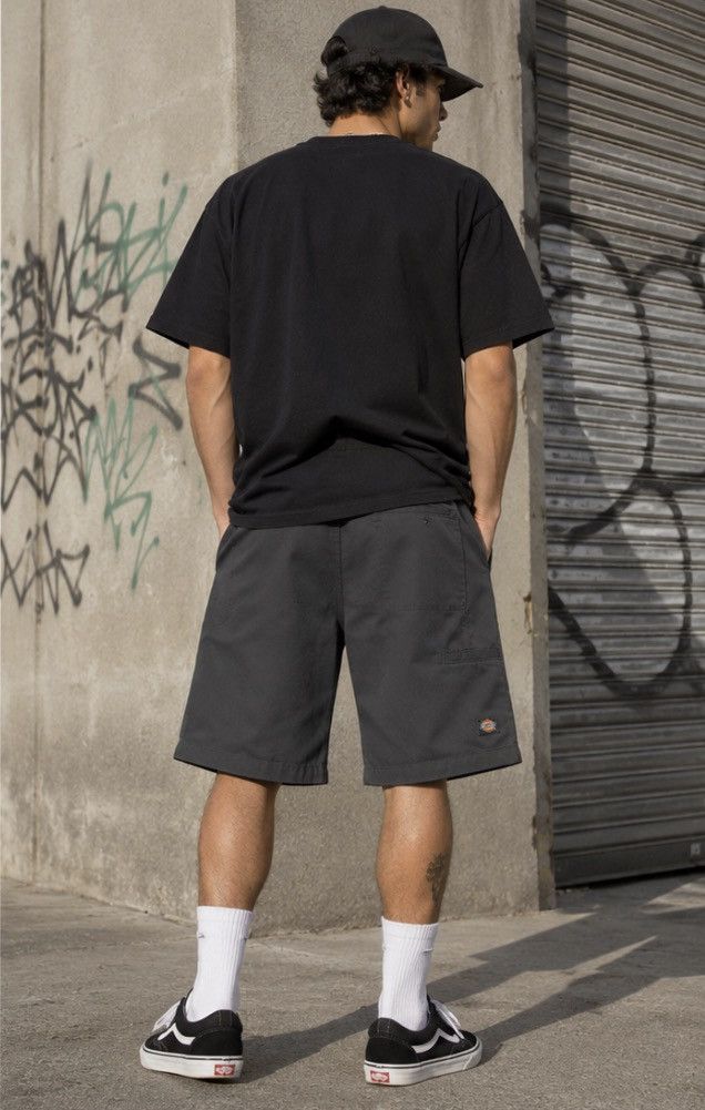 Dickies Vintage Dickies Mens Loose Fit Work Shorts Grey 32 Y2K Size US 32 / EU 48 - 2 Thumbnail