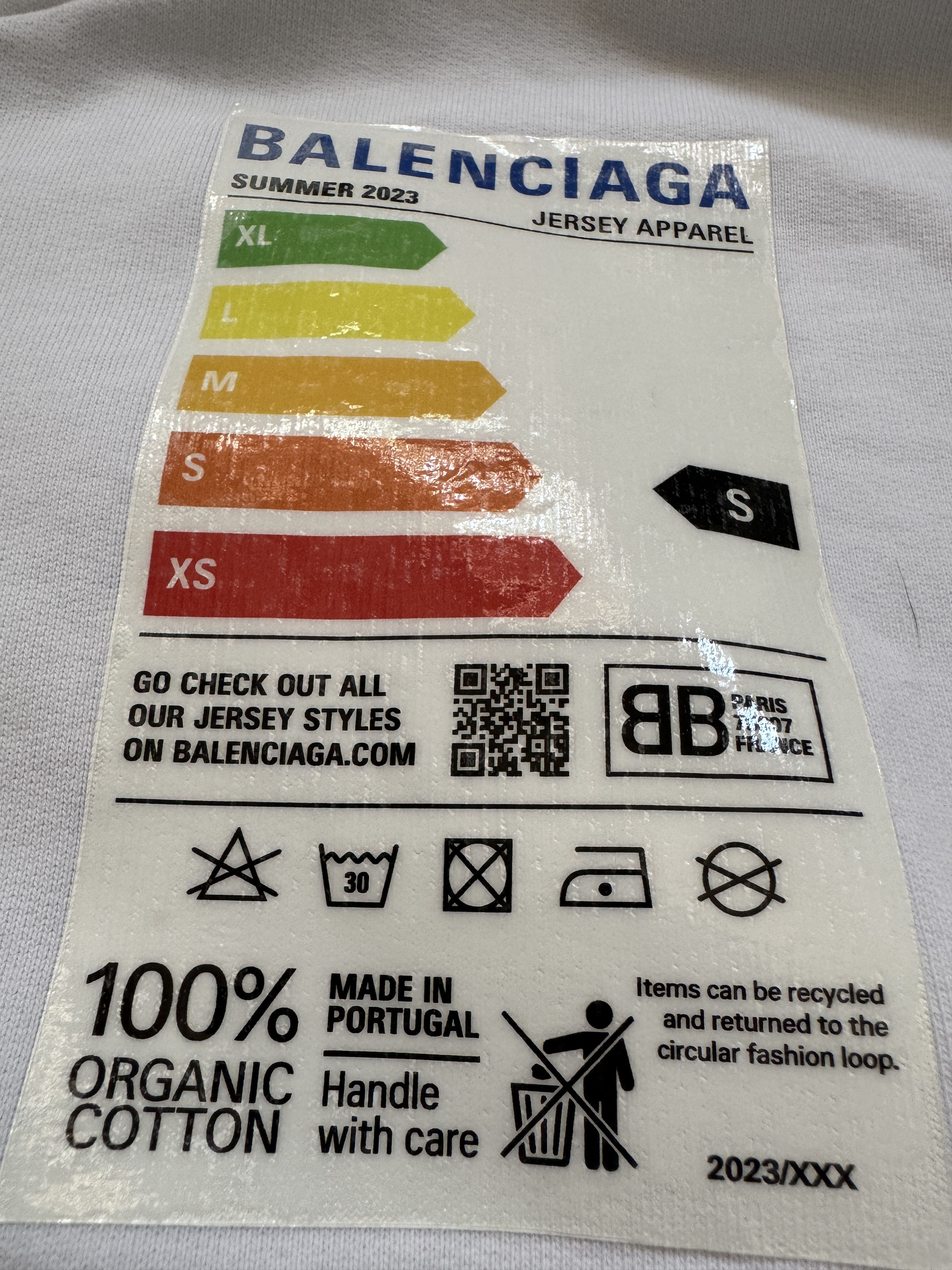 Balenciaga Energy Label Zip Up Hoodie Size US S / EU 44-46 / 1 - 2 Thumbnail