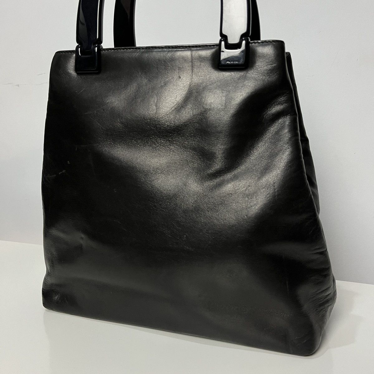 Prada Vintage Prada Nappa Leather Hand-Bag Size ONE SIZE - 7 Thumbnail