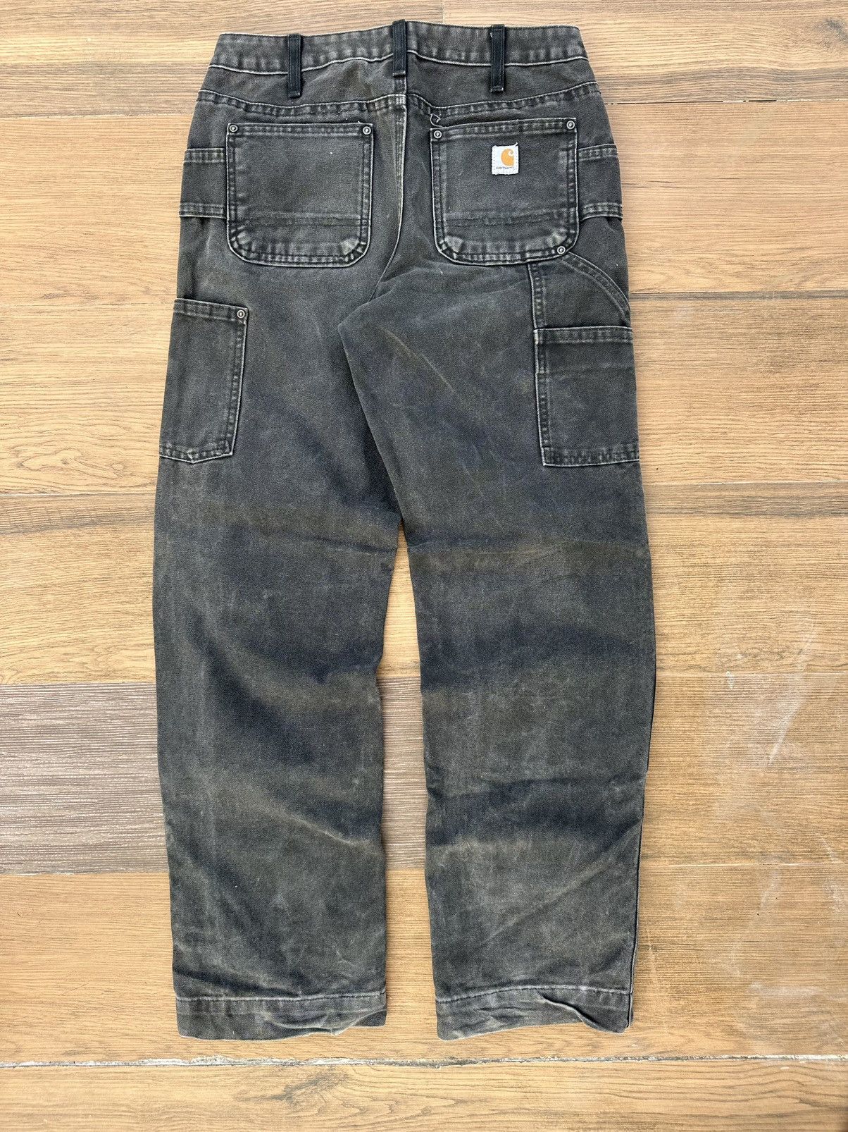 Carhartt Carhartt BLK Double Knee Heavy fade 🖤 Size US 31 - 7 Thumbnail