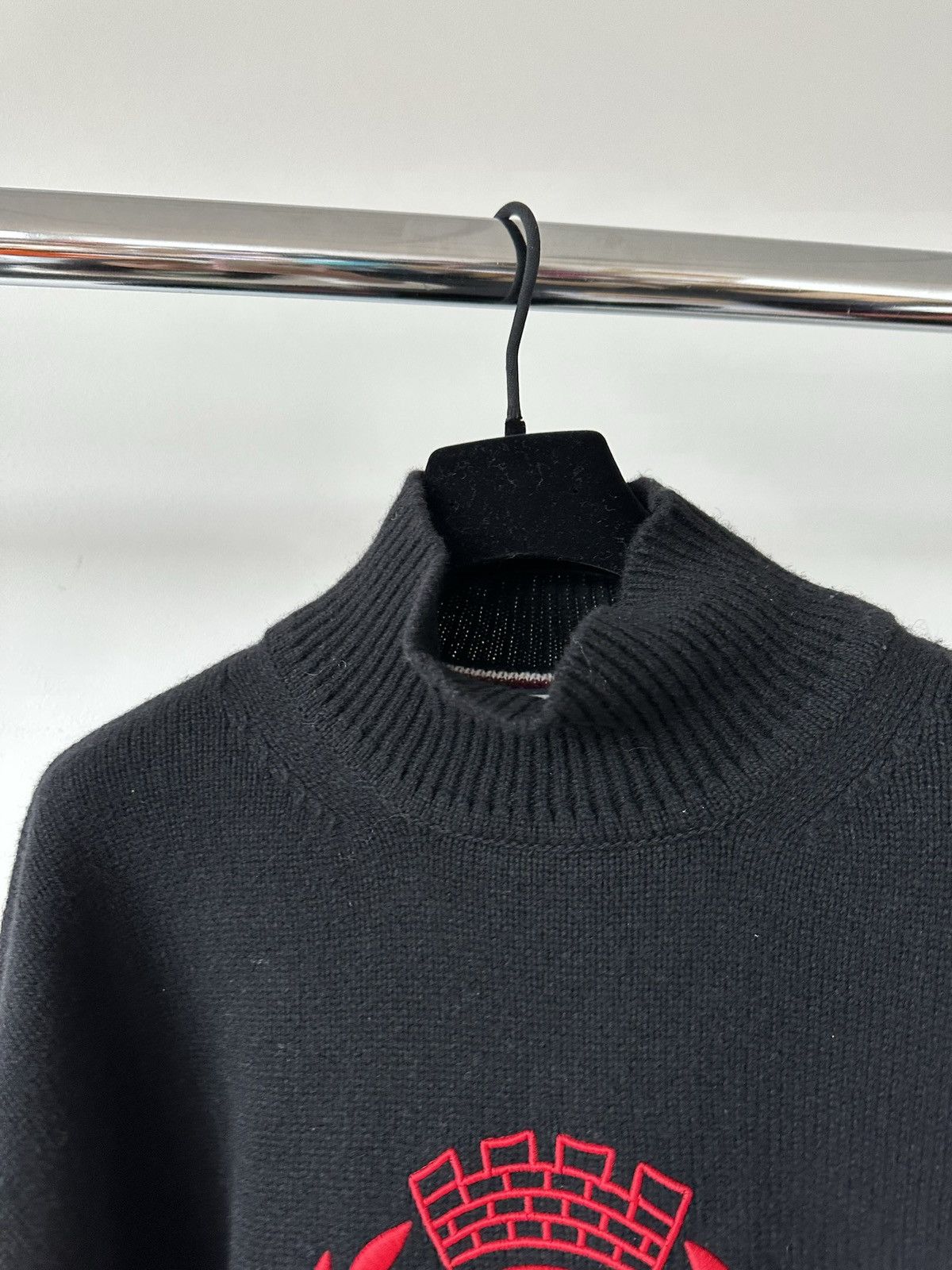 Tommy Hilfiger TOMMY HILFIGER Turtle Neck Crest Wool Cashmere Jumper Size US L / EU 52-54 / 3 - 4 Thumbnail