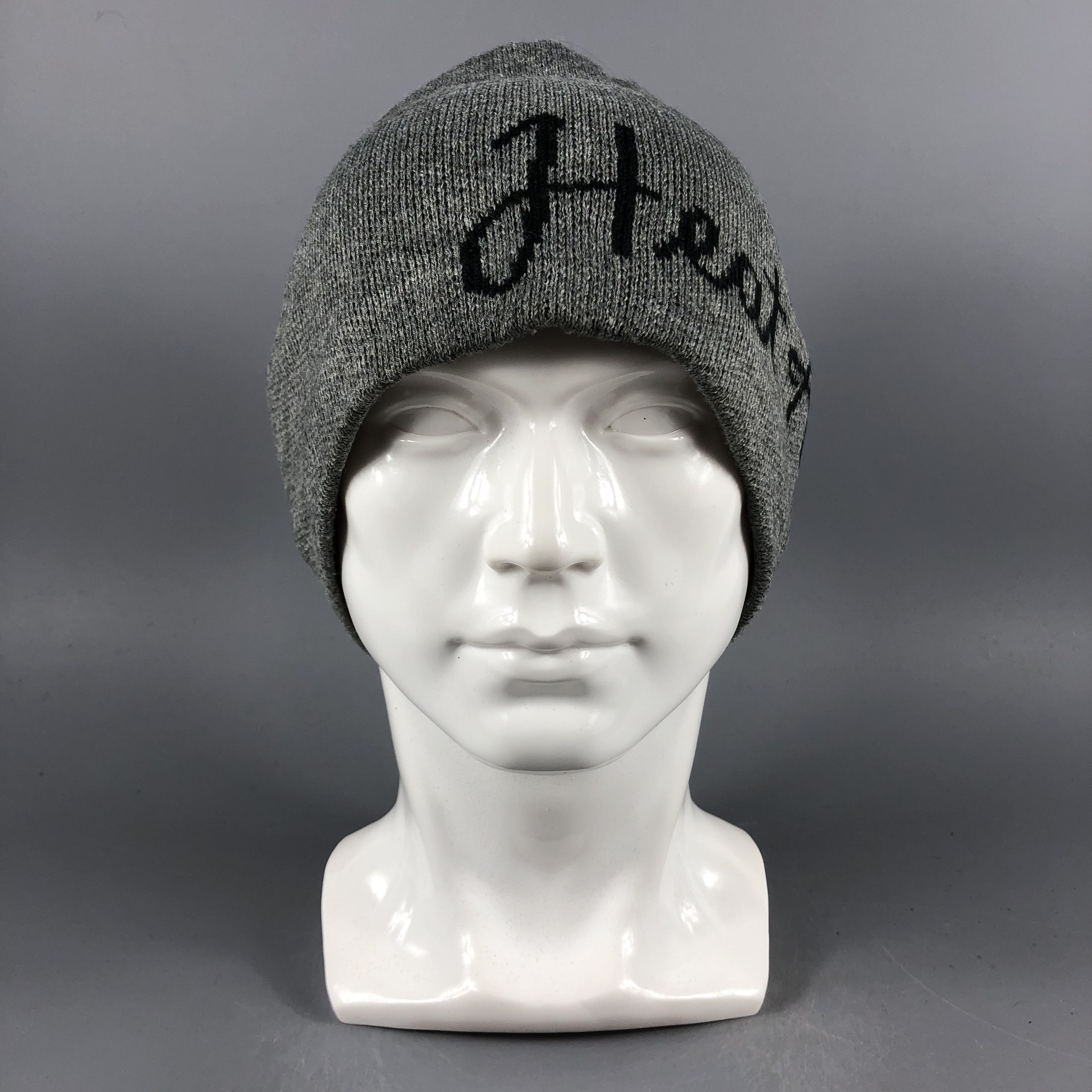 Vintage Heat Assist Gray Beanie Snow Hat Snow Cap -D1189 Size ONE SIZE - 2 Thumbnail