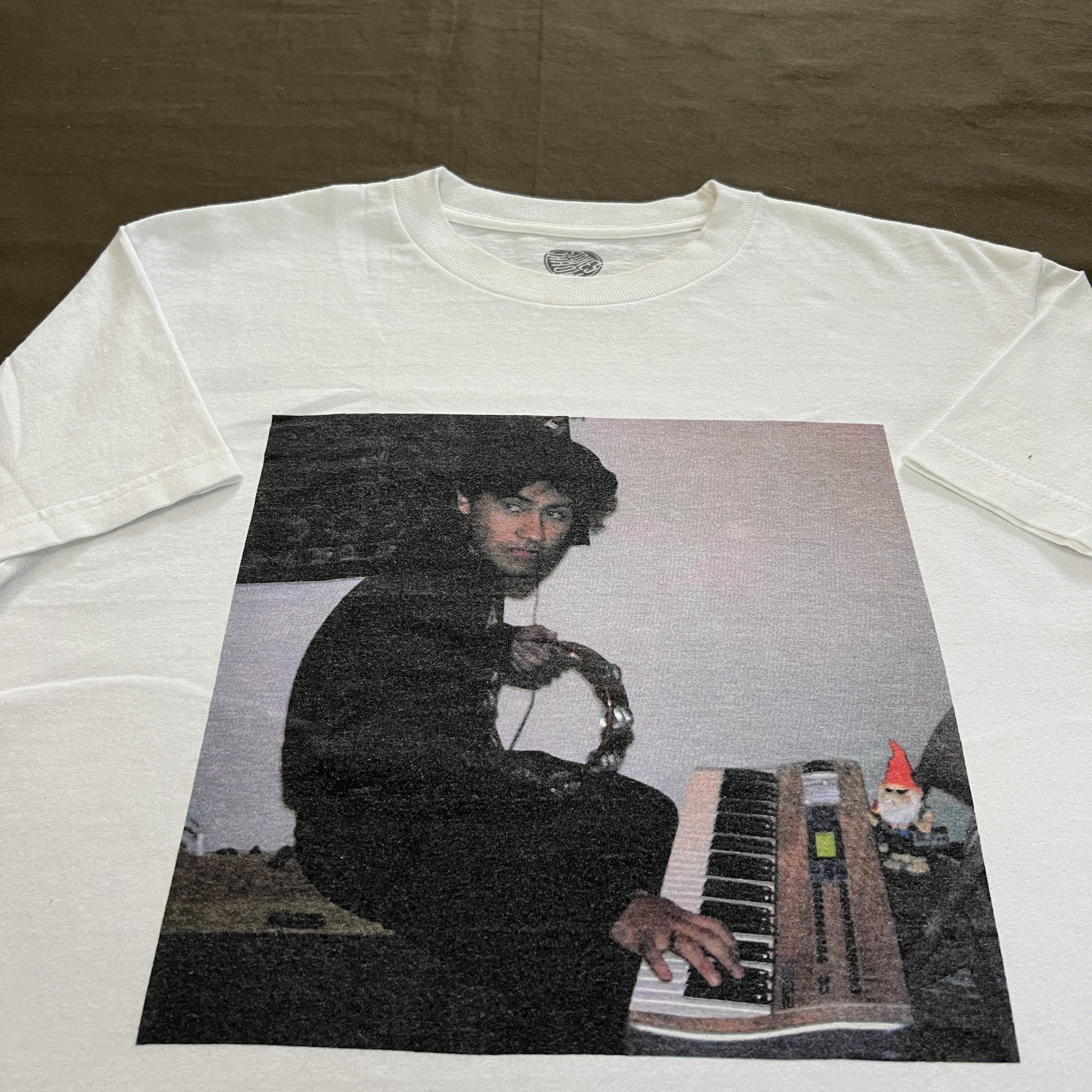 image of Band Tees x Stones Throw Los Retros Promo Tee Shirt Stones Throw Records in White (Size Medium)