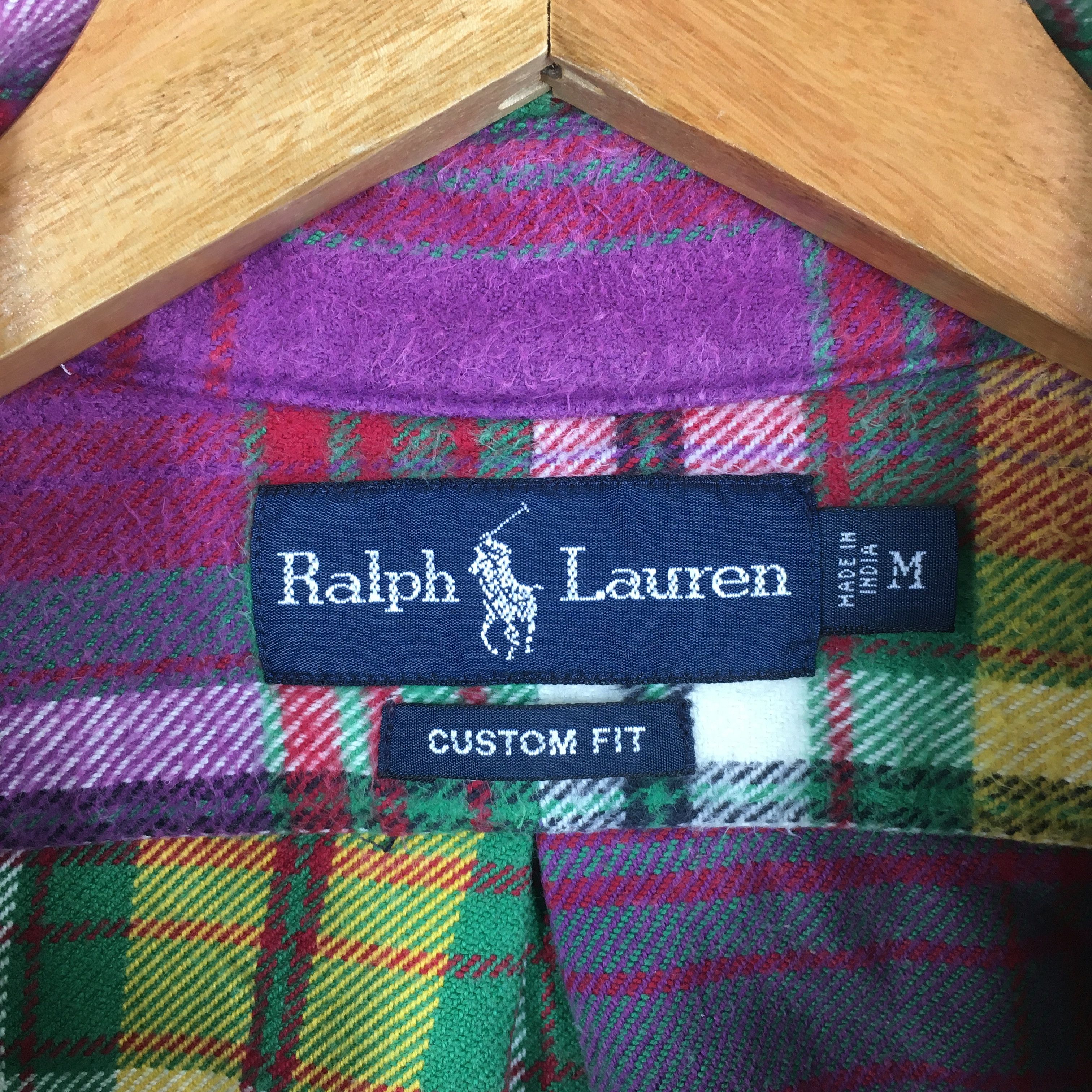 Polo Ralph Lauren Vintage Polo Ralph Lauren Checkered Flannel Shirt Medium Size US M / EU 48-50 / 2 - 5 Thumbnail
