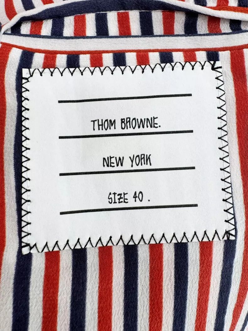 Thom Browne Thom Browne size40 A bow-tied suit jacket Size 40S - 5 Thumbnail