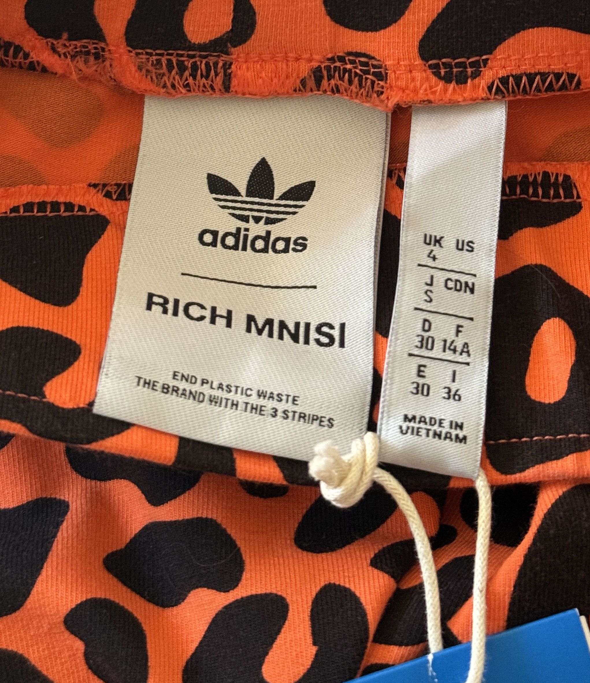 Adidas ADIDAS X Rich Mnisi Leggings HC4477 MID RISE TIGHT FIT Size 25" / US 0 / IT 36 - 3 Thumbnail