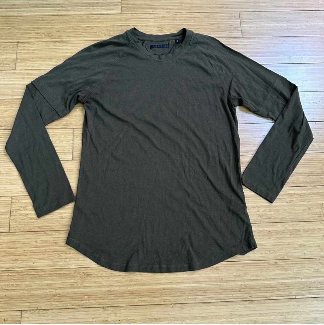 Helmut Lang Helmut Lang Double Layer Sleeve Tee Size Small Size US S / EU 44-46 / 1 - 1 Thumbnail