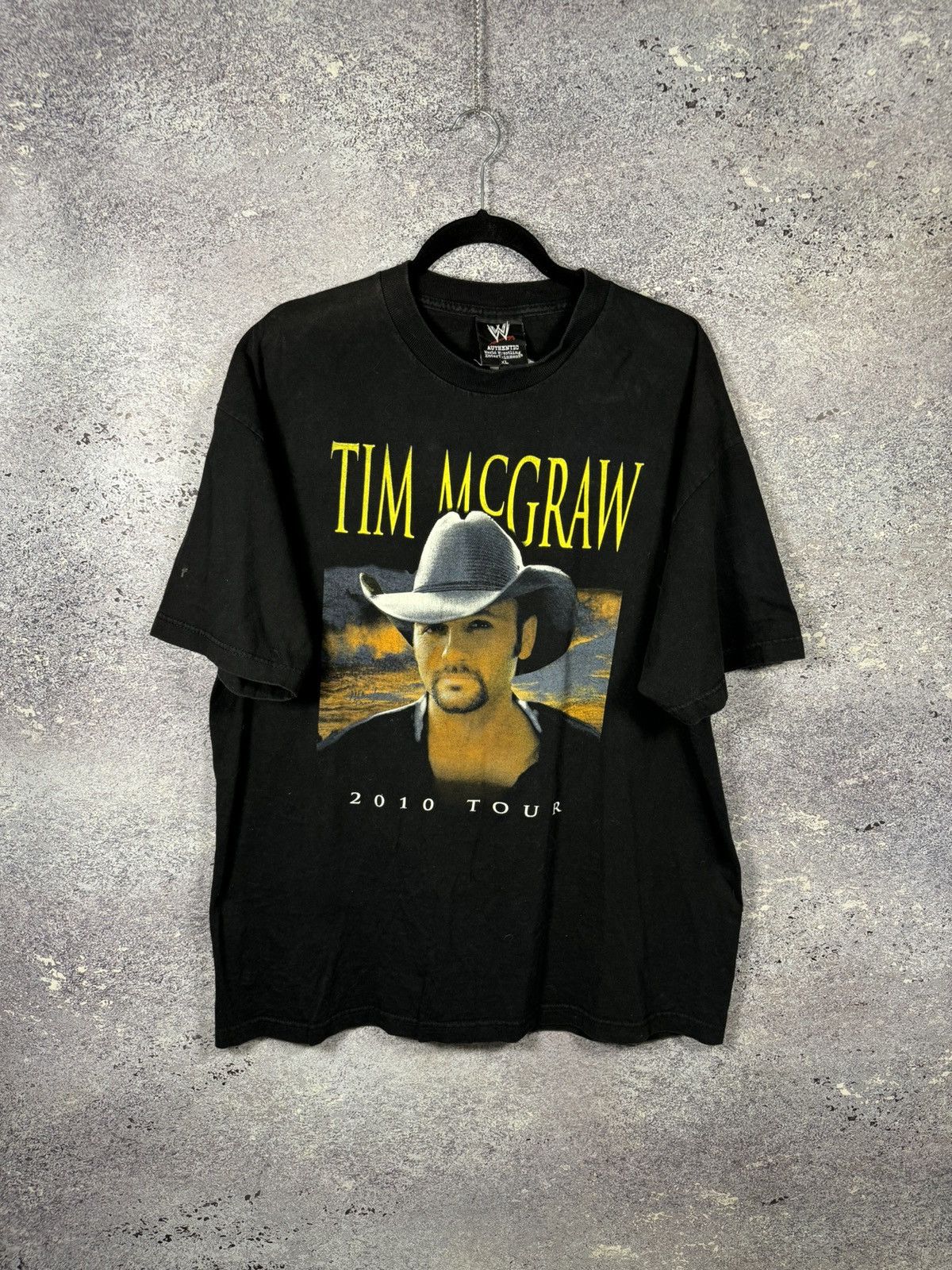 Tim McGraw Tour T Shirt Adult Black Faded Lady Antebellum