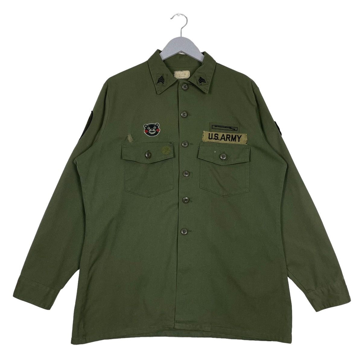 Vintage 💥VINTAGE OG ARMY US MILITARY SHIRT Size US L / EU 52-54 / 3 - 1 Thumbnail
