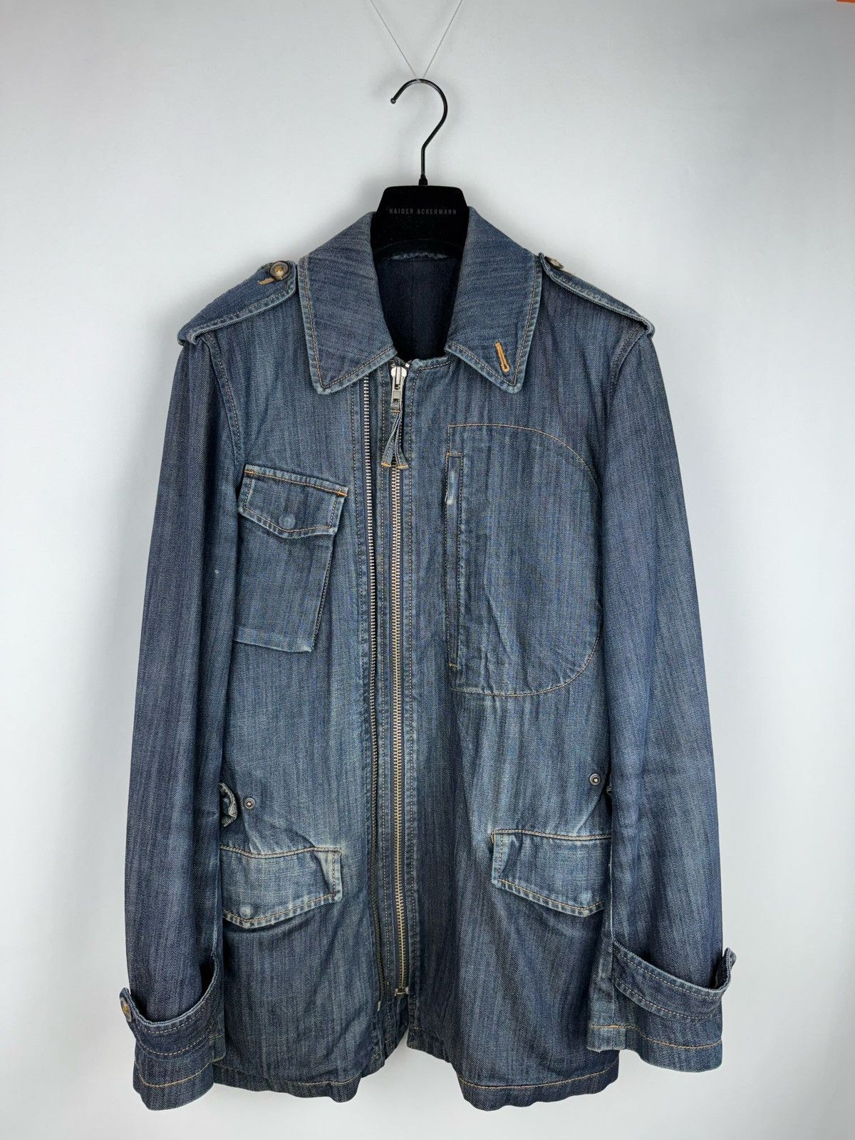 Maison Margiela Maison Martin Margiela 2010aw Archive Denim Half Coat Size US S / EU 44-46 / 1 - 1 Thumbnail