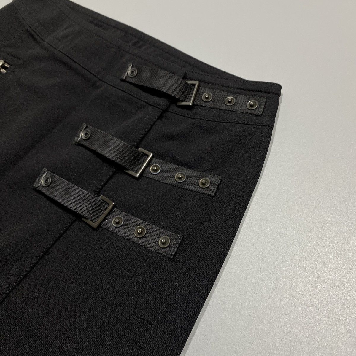 Prada Tech Midi Wrap Skirt Size 26" / US 2 / IT 38 - 3 Thumbnail