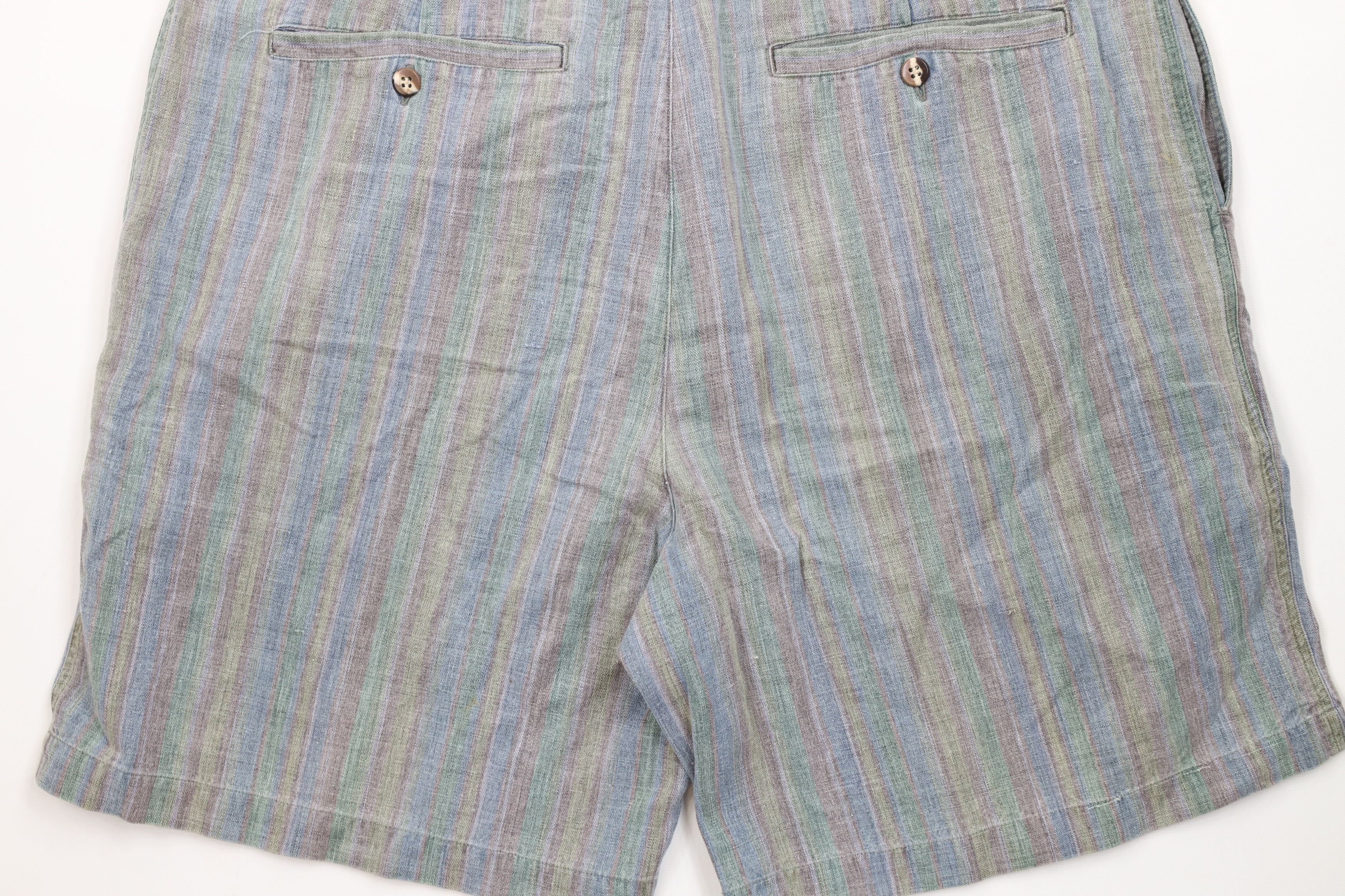 Woolrich Woolen Mills Vintage 90s Woolrich Rainbow Above Knee Chino Shorts Cotton Size US 36 / EU 52 - 11 Thumbnail
