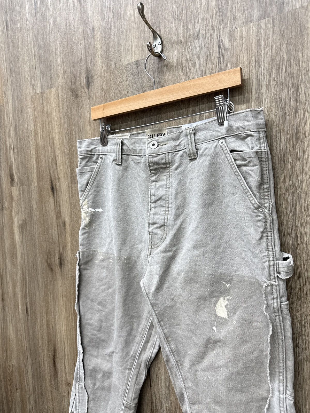 Gallery Dept. Gallery Dept Grey Carpenter Pants Size US 33 - 4 Thumbnail