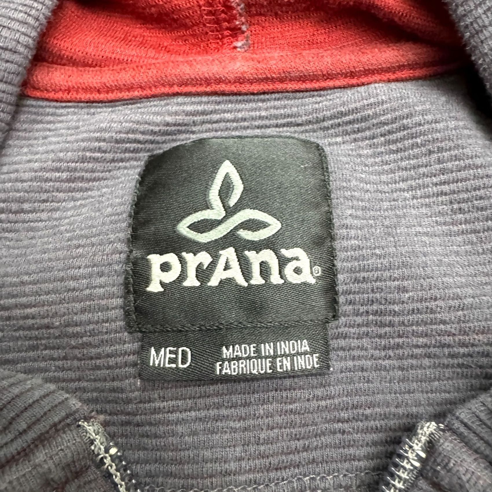 Prana Prana Full Zip Hoodie Sweatshirt Womens M Charcoal Gray Outdoor Active Size M / US 6-8 / IT 42-44 - 7 Thumbnail