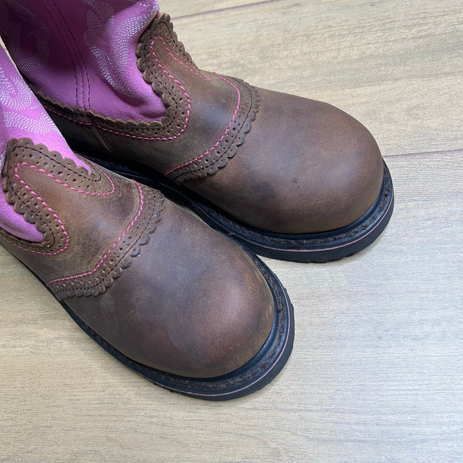 Vintage HYTEST Women's Sz 8 Western Wellington Steel Toe Safety Boot Size US 8 / IT 38 - 14 Thumbnail