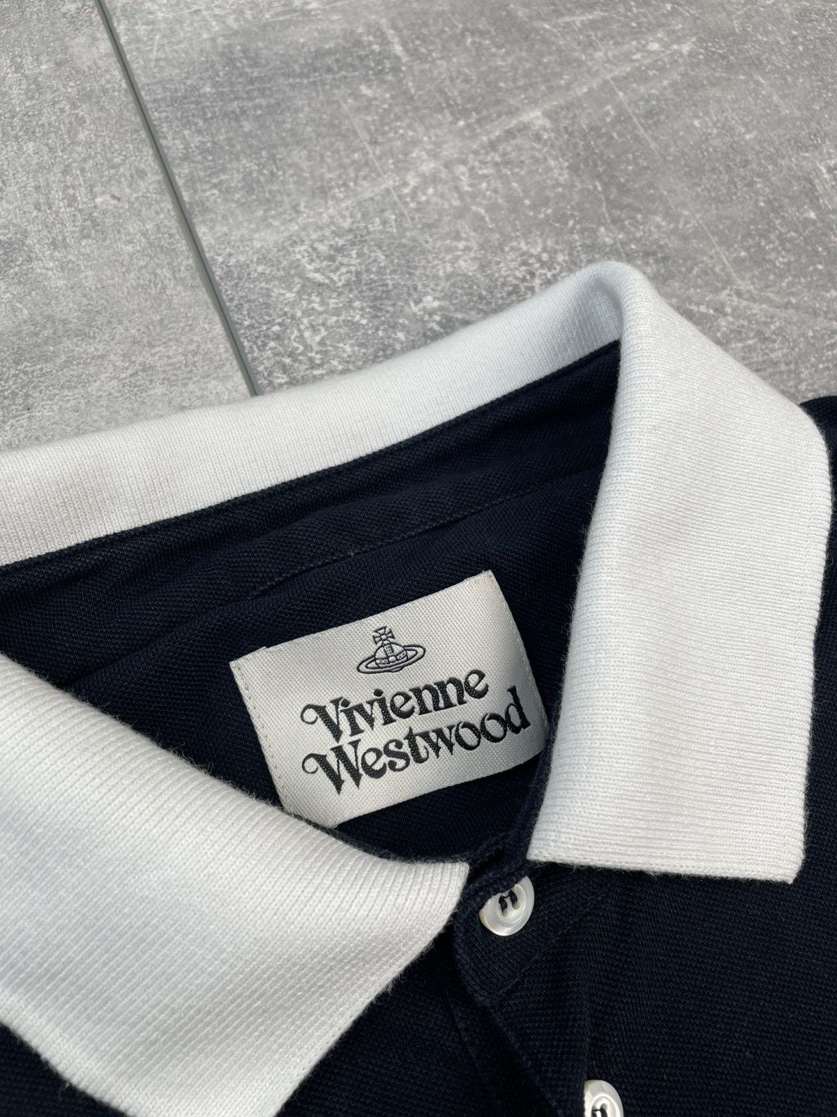 Vivienne Westwood Vivienne Westwood Polo T-shirt Navy Size US XXL / EU 58 / 5 - 5 Thumbnail
