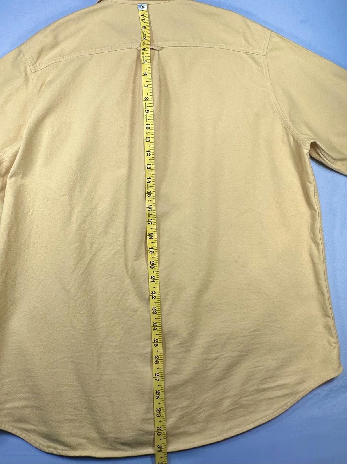 Eddie Bauer Eddie Bauer Men's Large Yellow Pocketed Button Down Shirt Size US L / EU 52-54 / 3 - 5 Thumbnail