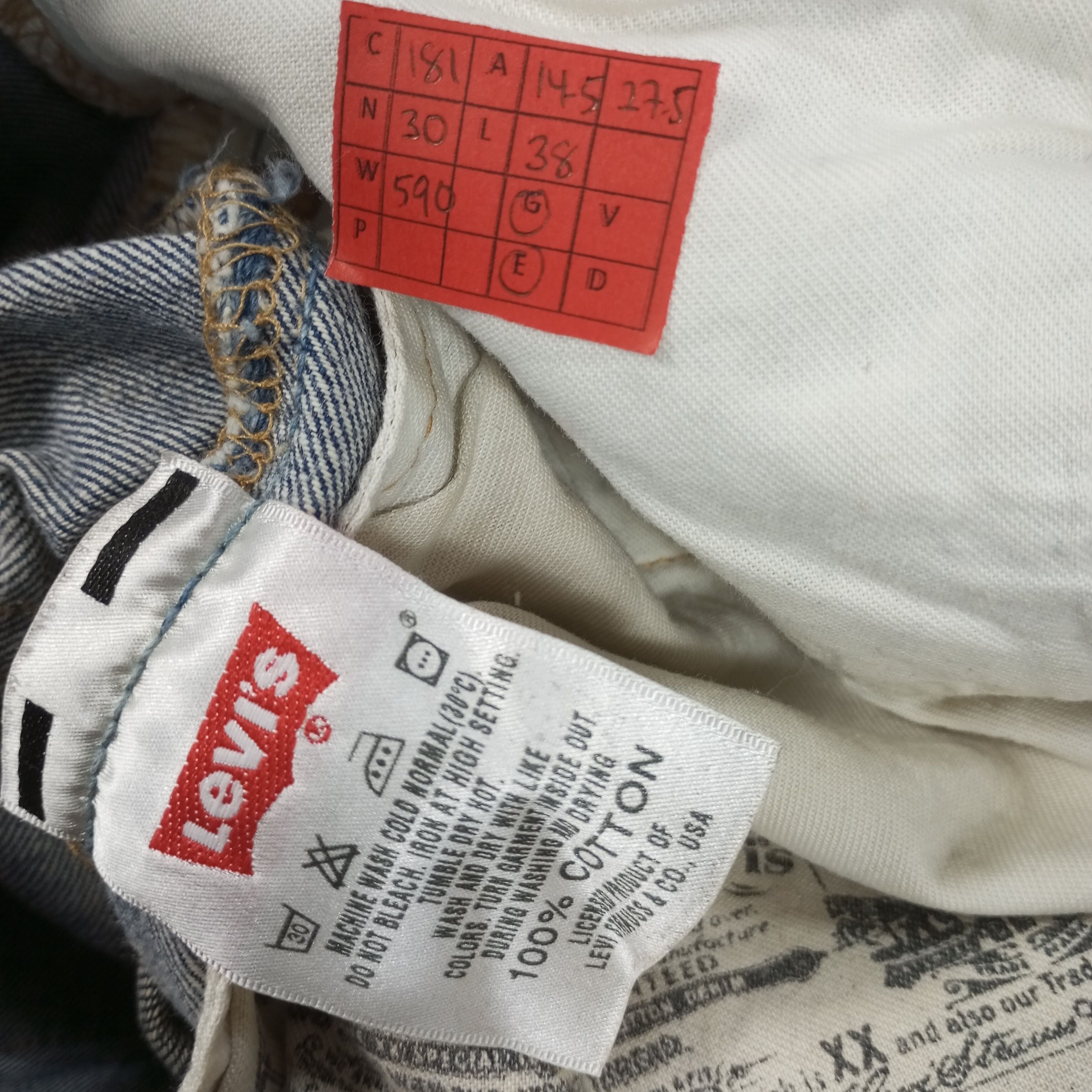 Levi's × Vintage Levis 501 Distressed Jeans Streetwear Style Size US 29 - 13 Thumbnail