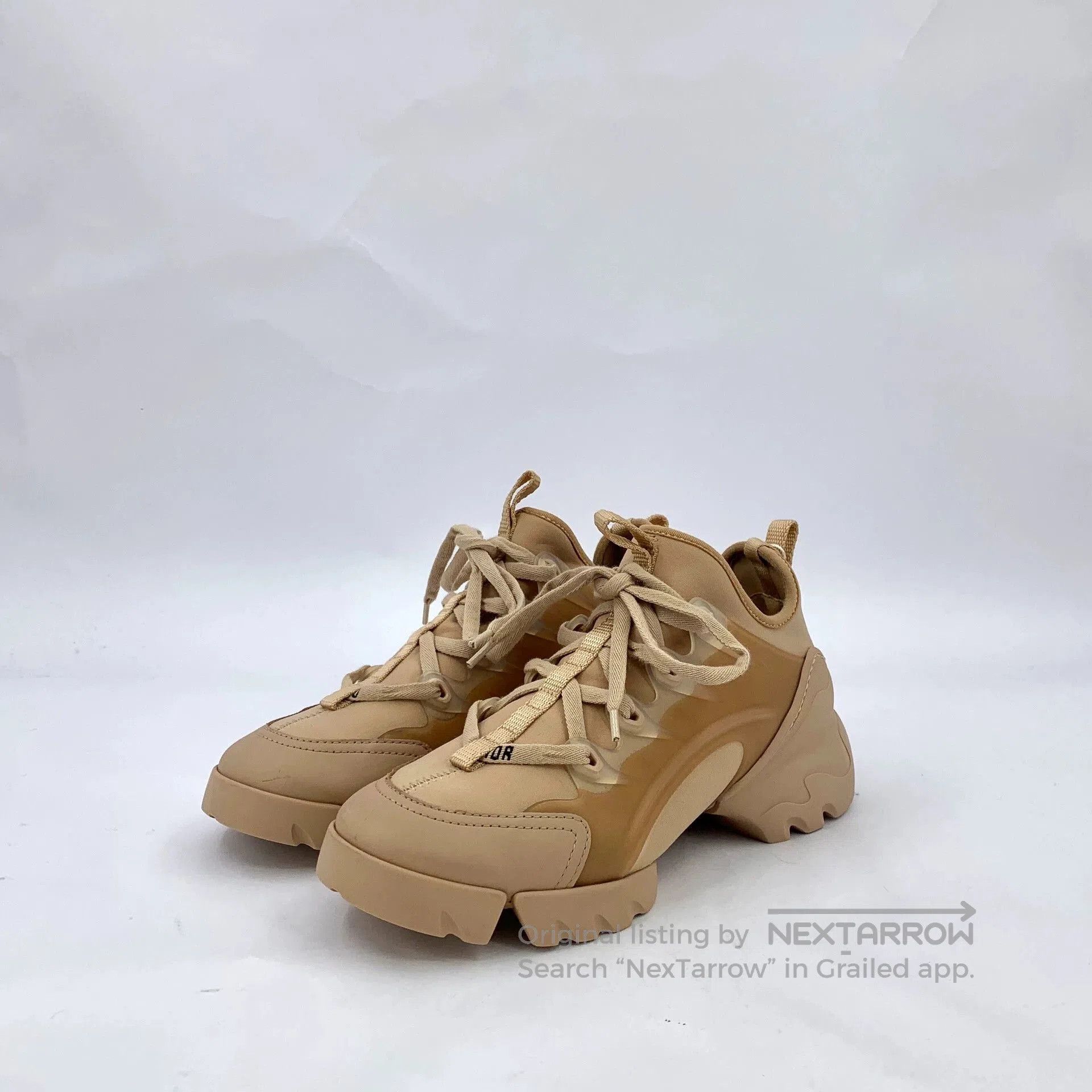 Dior Dior D-Connect Nude Leisure Sneakers. Size US 6.5 / EU 39-40 - 1 Thumbnail